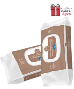 Gifrer Lingettes Nettoyantes à l’Huile d’Olive Vierge – 70 Piéces Lot de 2