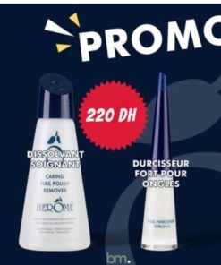 Herôme Pack Durcisseur Fort Pour Ongles + Dissolvant