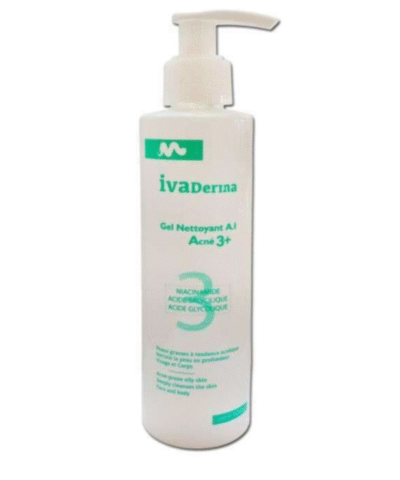 Ivaderma Gel Nettoyant A.I Acne 3+ 200ml