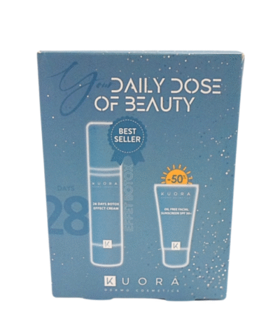 KUORA 28 Days Botox Cream + Oil Free Facial Spf50+ Pack