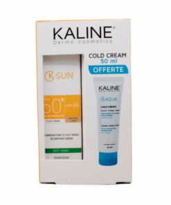 Kaline K. Sun Ecran Fluide Teinte Clair Peaux Mixtes a Grasses 50ml+k.aqua Cold Creme Pack