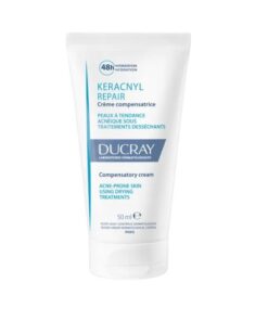 Ducray — Crème visage compensatrice du dessèchement cutané induit par un traitement anti-acnéique oral — Keracnyl Repair Crème 50 ml