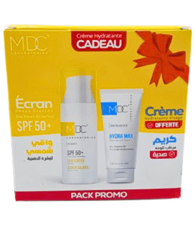 MDC Synergy Ecran Solaire Peaux Gras Spf50+ 50ml+Hydra Max Creme Pack