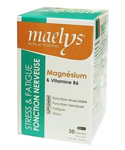 Maelys Magnésium & Vitamine B6 – 30 Gélules