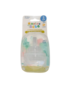 Notre Bebe 2 Tetines debit +3m Variable