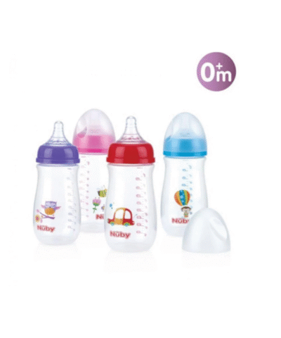 Nuby Biberon Oval Large 270ml +0m ID1242
