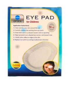 Optifix Eye Pad Enfantts Ortho 7×5.4cm 10 Pieces
