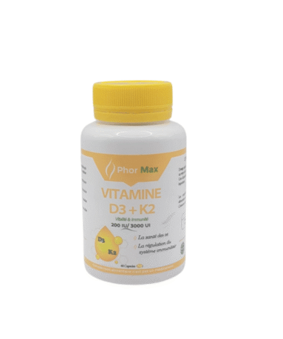 Phormax Vitamine D3+K2 60 Capsules