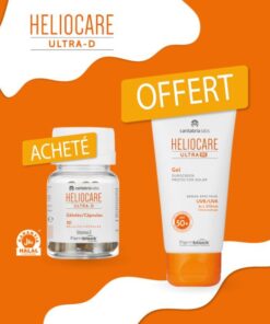 Heliocare Oral Capsules Ultra D – 30 Gélules = Ultra Gel 90 Spf50 Offert