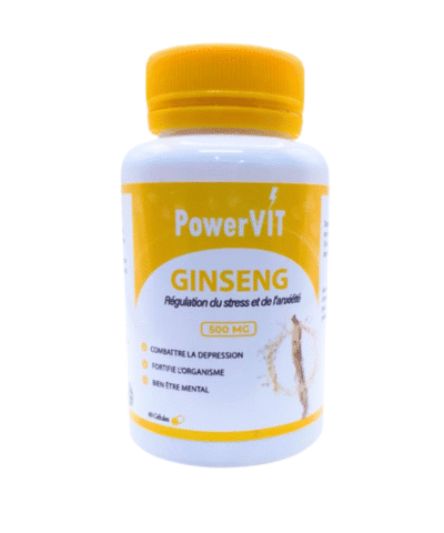 PowerVIT Ginseng 500mg 60 Gelules
