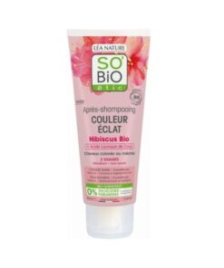 SO BIO APRES SHAMPOOING COULEUR ECLAT HIBISCUS 200ML