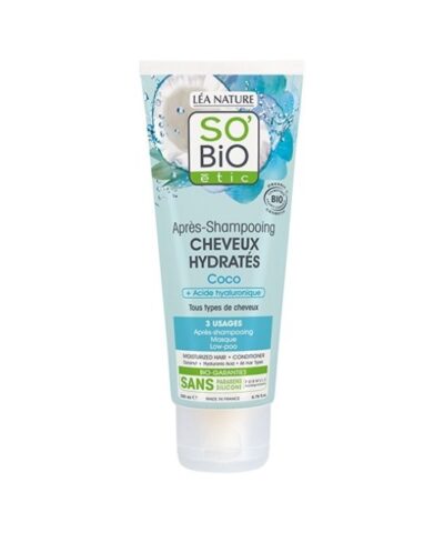 SO BIO APRES SHAMPOOING CHEVEUX HYDRATES 200ML