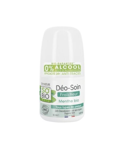 SO BIO DEODORANT FRAICHEUR MENTHE 50ML