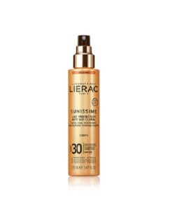 LIERAC SUNISSIME LAIT PROTECTEUR SPF30 Anti-âge Global Corps 150ml