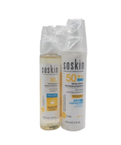 Soskin Ecran Solaire Spray Spf50 150ml+Huile Solaire Spf30 100ml Pack
