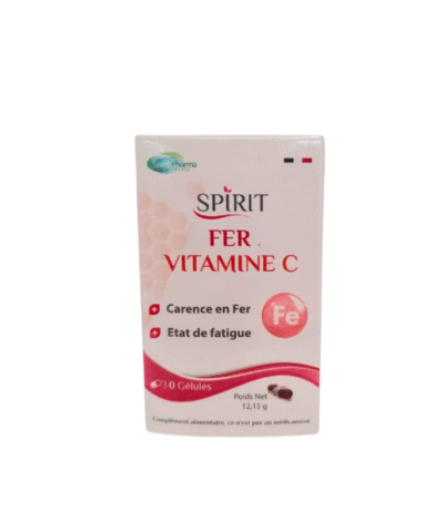 Spirit Fer & vitamine C 30 Gelules