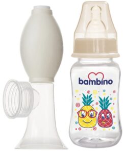 Bambino tire lait avec biberon T002