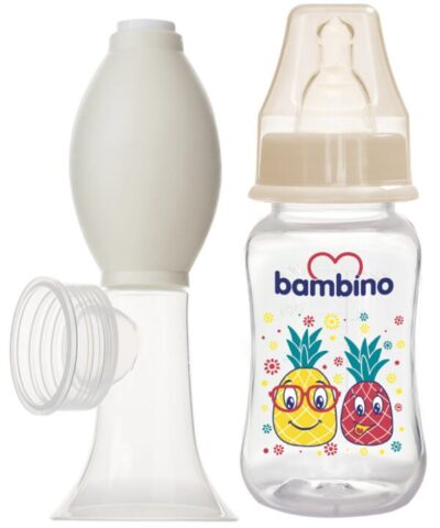 Bambino tire lait avec biberon T002