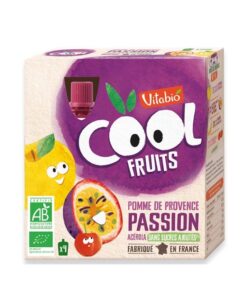 VITABIO COOL FRUITS POMME PASSION 4 X 90G