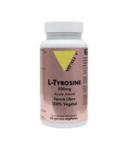 VITALL PLUS L-TYROSINE 500MG 60 GELULES