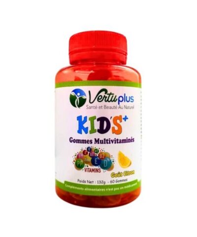 Vertu Plus Kids+ Multivitamines Gout Citron 60 Gommes