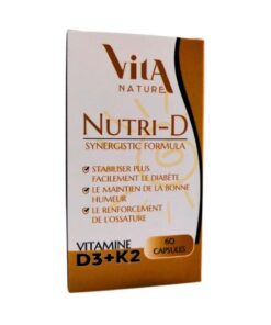 Vita Nature Nutri-d D3+K2 60 Capsules