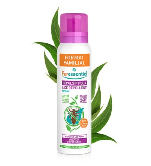 PURESSENTIEL – ANTI POUX SPRAY RÉPULSIF 24H FORMAT FAM 200ML