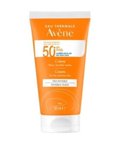 AVENE CREME FINI INVISIBLE SPF 50+ PEAUX SENSIBLES SECHES 50 ML
