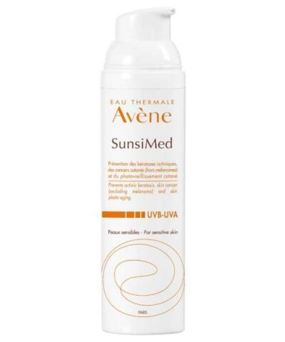 AVENE SOLAIRE SUNSIMED TRES HAUTE PROTECTION PEAUX SENSIBLES UVA/UVB 80 ML