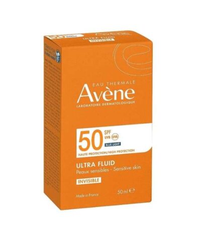 AVENE ULTRA FLUID INVISIBLE SPF 50 BLUE LIGHT 50 ML PEAU SENSIBLE