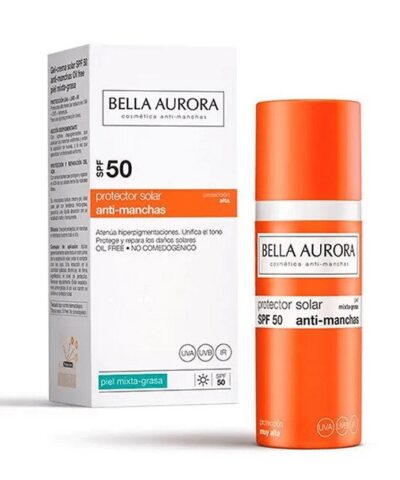 Bella Aurora Gel solaire Anti-taches Peaux mixtes/grasses SPF 50+ 50 ml