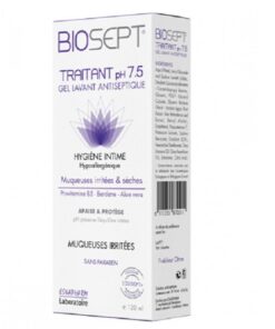 BIOSEPT TRAITANT pH 7.5 GEL ANTISEPTIQUE 120 ML