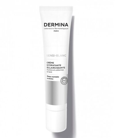 DERMINA SENSI-BLANC CREME HYDRATANTE ECLAIRCISSANTE PEAUX NORMALES A SECHES 40ML