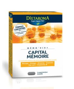 DIETAROMA MÉMO VIV CAPITAL CÉRÉBRAL MÉMOIRE 60 Comprimès