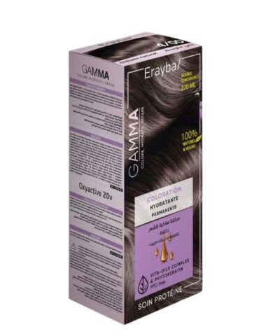 ERAYBA GAMMA COLORATION HYDRATANTE PERMANENTE N 1 NOIR NATUREL