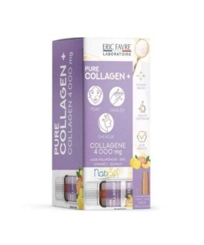 ERIC FAVRE PURE COLLAGEN + 10*15ML PECHE ET CITRON