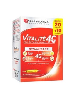 Forté Pharma Vitalité 4g Dynamisant – 20 Ampoules +10 offertes