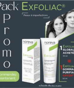 Noreva Exfoliac Global 6 30ml = Gommage Purifiant 50ml OFFERT