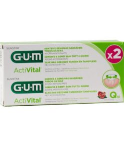 Gum ActiVital Dentifrice Gel Lot de 2 x 75ml