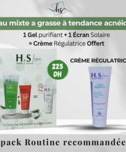 H&S Line Gel Purifiant 200ml + Ecran Solaire 50ml + Creme Regulatrice 50ml Pack