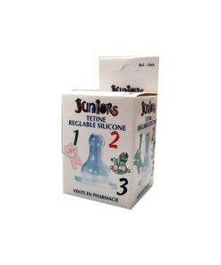 Juniors tetine reglable silicone 1,2,3