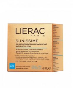 LIERAC SUNISSIME APRES SOLEIL BAUME REPARATEUR VISAGE ET DECOLLETE 40ML