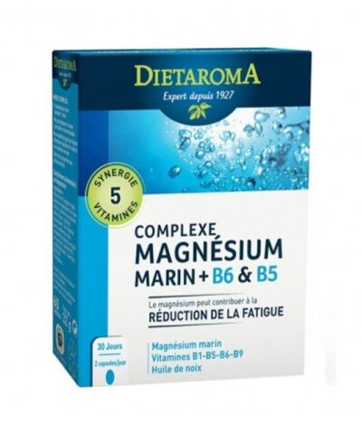 DIETAROMA COMPLEXE MAGNÉSIUM MARIN+ B6& B5 60 CAPSULES
