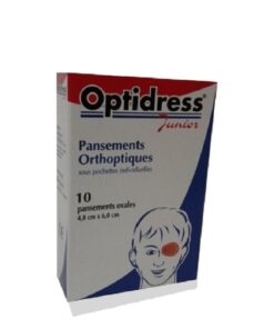 OPTIDRESS JUNIOR PANSEMENTS OCULAIRES BOITE DE 10 PIECES
