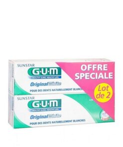 Gum Dentifrice Original White 75ml Lot de 2