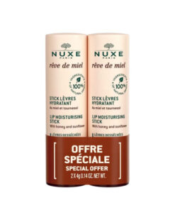 NUXE Rêve de Miel – Stick Lèvres Hydratant Lot de 2