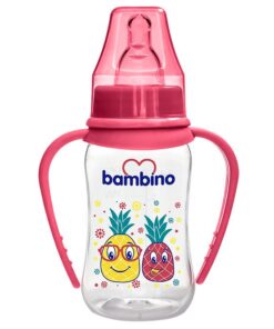 Bambino biberon naturel avec poigne +0m 150ml Ref T065