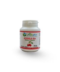 VERTU PLUS ACEROLA BIO VITAMINE C NATURELLE 500 MG 60 GÉLULES