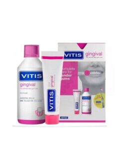 Vitis Gingival Dentifrice 75ml + Bain de Bouche 500ml + Brosse à Dent