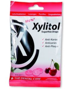 XYLITOL DROPS CHERRY SUGAR FREE 26 Pièces
